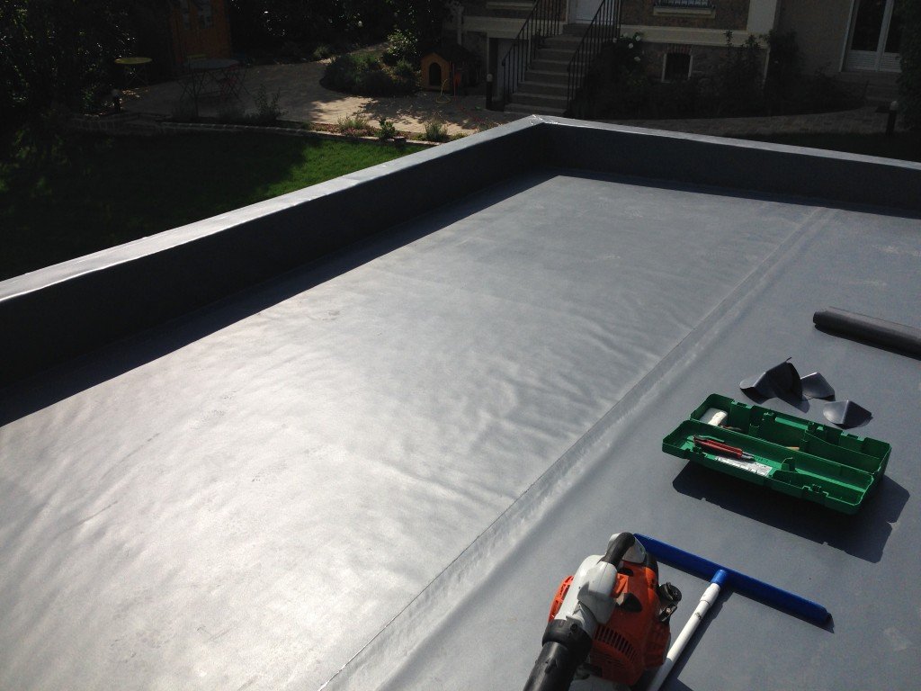 Membrane PVC — chantier LTO