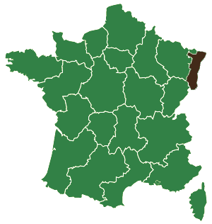 Carte des régions de France