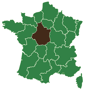 Carte des régions de France