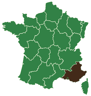 Carte des régions de France